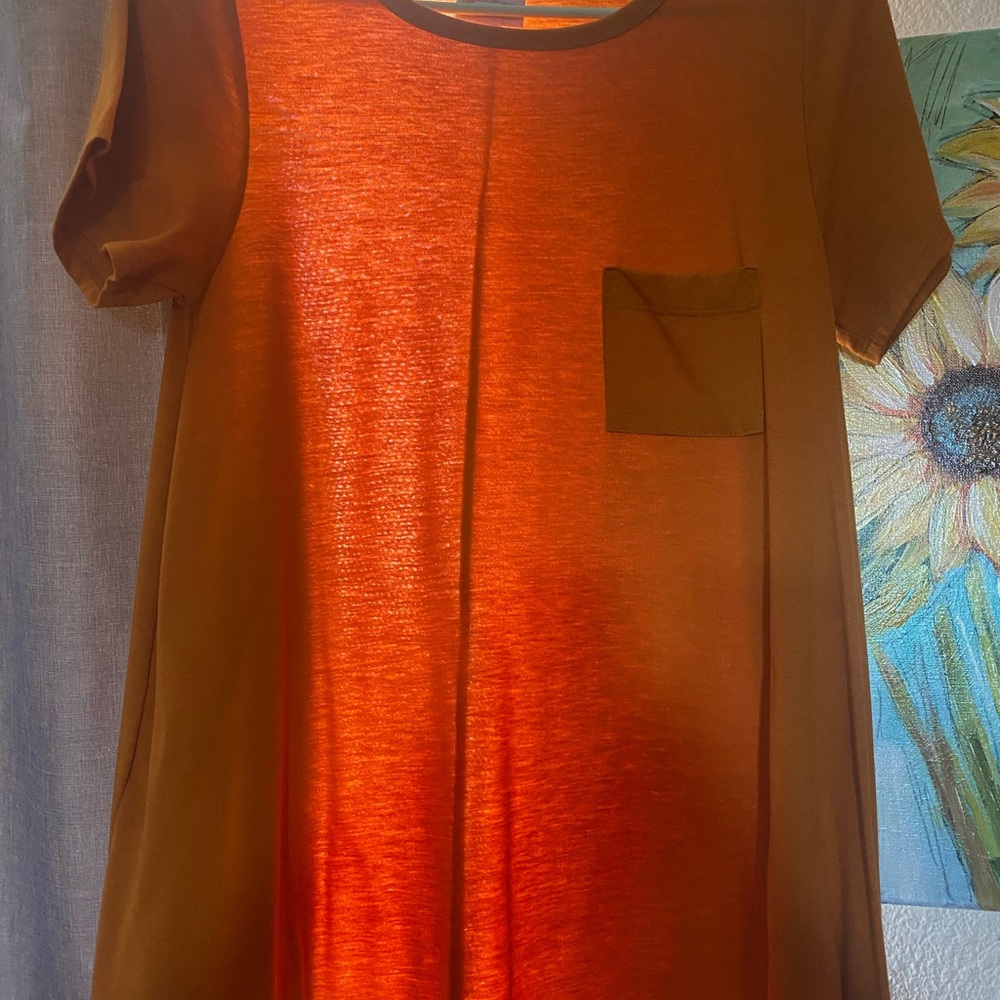 WOMENS LULAROE ORANGE DRESS
